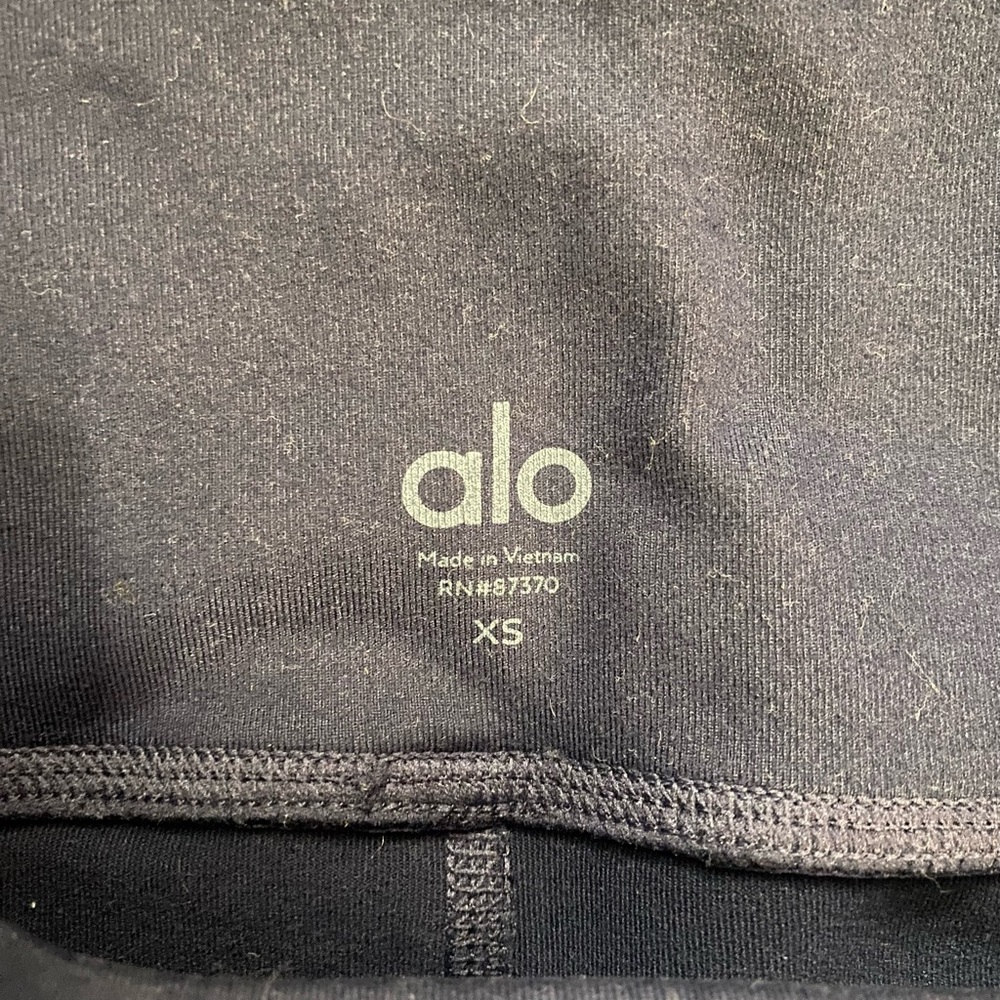 ALO Yoga High-Waist Airbrush Leggings - Size XS (Dark Blue) - Picture 4 of 8